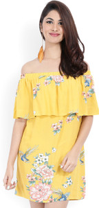 Forever 21 Dresses Price In India Compare Forever 21 Women A Line Yellow Dress