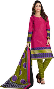 Drapes Cotton Printed Salwar Suit Dupatta Material