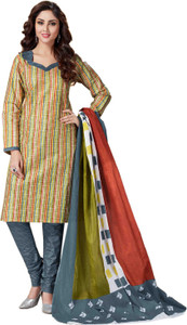 Drapes Cotton Printed Salwar Suit Dupatta Material