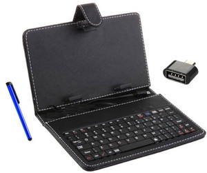 Techvik Combo of Micro USB OTG Adapter, Aluminum/Plastic Stylus Touch Screen Pen With Universal 7