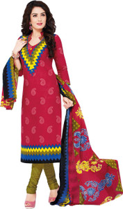 Drapes Cotton Printed Salwar Suit Dupatta Material