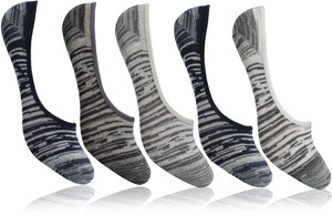 Supersox Men Geometric Print No Show Socks
