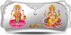 MMTC-PAMP India Pvt Ltd Stylized Lakshmi Ganesha S 9999 250 g Silver Bar