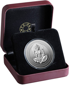 MMTC-PAMP India Pvt Ltd Antique Lakshmi S 9999 31.1 g Silver Coin