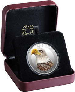 MMTC-PAMP India Pvt Ltd Bird series - The Eagle S 9999 31.1 g Silver Coin