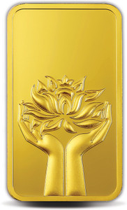 MMTC-PAMP India Pvt Ltd Lotus series 24 (9999) K 10 g Gold Bar