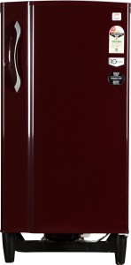 Godrej 185 L Direct Cool Single Door 2 Star Refrigerator(W.Red, RD EDGE 185 E2H 2.2)