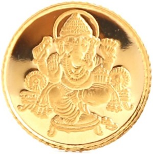 Bangalore Refinery Ganesh 24 (999) K 2 g Gold Coin