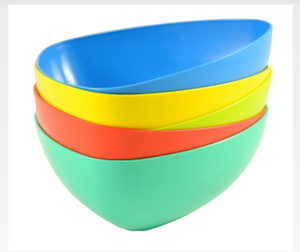 Action Ware Eco Triangle Bowl Plastic Disposable Bowl Set