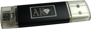 AK FUNDAS 32 GB OTG PENDRIVE FOR SMARTPHONE (BLACK) 32 GB Pen Drive(Black)