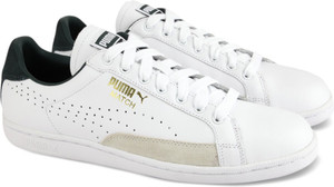 Puma men's match 74 upc sales leather sneakers