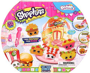 Beados Shopkins Fast Food Diner Activity Pack Shopkins Fast Food