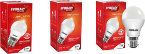 Eveready 2.5 W, 5 W, 7 W Standard B22 D LED Bulb