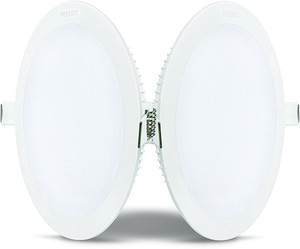 Philips Astraprime 15 Watt Recessed Led Panel Ceiling Light Cool Day Light Round Night Lamp5 Cm Cool Day Light