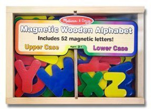 MELISSA DOUG Magnetic Magnetic Wooden Alphabet Set Price in