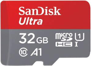 SanDisk Ultra 32 GB MicroSDHC Class 10 98 MB/s  Memory Card