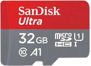 SanDisk Ultra 32 GB MicroSDHC Class 10 98 MB/s Memory Card