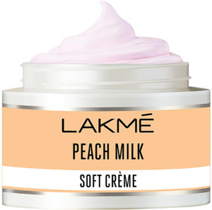 Lakme Peach Milk Soft Creme Best Price In India Lakme Peach Milk Soft Creme Compare Price List From Lakme Moisturizers And Creams 22783930 Buyhatke Trust lakme to get you 'spotlight' ready. lakme peach milk soft creme50 g
