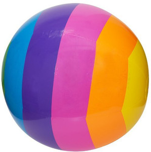 FUN EXPRESS Giant Rainbow Beach Ball Huge Giant Rainbow Beach