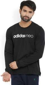 grijs lekken Pickering ADIDAS NEO Full Sleeve Solid Men Sweatshirt - Buy Black ADIDAS NEO Full  Sleeve Solid Men Sweatshirt Online at Best Prices in India | Flipkart.com