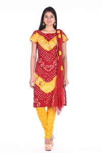 Soundarya Cotton Polyester Blend Printed Salwar Suit Dupatta Material