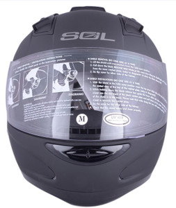 Sol helmets matte clearance black