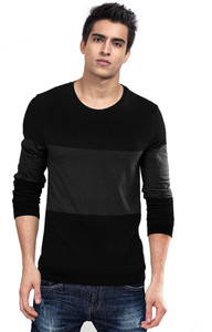 Sarfira Solid Men Scoop Neck Multicolor T-Shirt