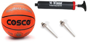 Cosco Combo of 3 , Tournament Basketball Size -6 , Vixen Pump, And Needle. Basketball - Size: 6