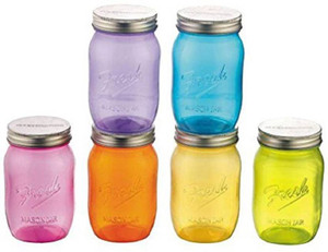 MasterCook Mason Jar 1500ml - 1500 ml Plastic Multi-purpose Storage Container