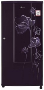 LG 185 L Direct Cool Single Door 1 Star Refrigerator(Purple Heart, GL-B181RPHU)