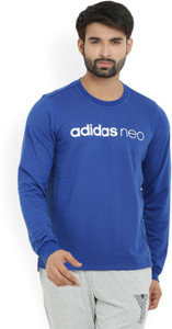 Adidas Neo Full Sleeve Printed Men's Sweatshirt