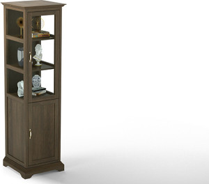 Urban Ladder Eleanor Display Cabinet Solid Wood Close Book Shelf