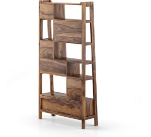 Urban Ladder Alberto Bookshelf Solid Wood Open Book Shelf Finish