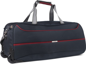 VIP 26 inch 66 cm Norway Dft 67 Blue Duffel With Wheels Strolley