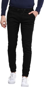 urbano fashion slim men black jeans jog-hps-black