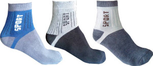 Antic Men's Printed Ankle Length Socks