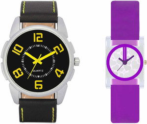 VALENTIME VL25VT07 New Latest Stylish Designer Collection Leather Combo Couple Fancy Casual Best Offer Watch - For Men & Women