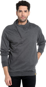 Campus Sutra Full Sleeve Solid Men's Sweatshirt