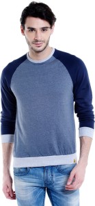 Campus Sutra Full Sleeve Solid Men's Sweatshirt