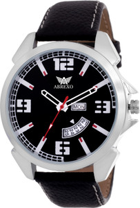 Abrexo Abx-1167-BLK Day and Date Series Watch - For Men