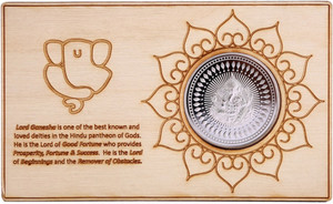 Bangalore Refinery Customized Ganesh S 999 31.104 g Silver Coin