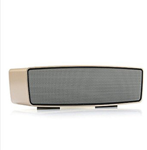 casvo Compatible Wireless Bluetooth Multimedia Speaker With AUX/ T F Card/USB/Radio/Pen Drive/ (Golden) Bluetooth Mobile/Tablet Speaker