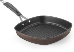 Kitchen Chef DIE CAST GRILL PAN Tawa 22.5 cm diameter