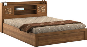 Spacewood Engineered Wood Queen Bed With Storage