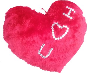 Aparshi Designer stuffed cushion HEART soft toy D1_6  - 30 cm