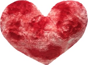 Aparshi Trendy rosyrose heart stuffed soft toy  - 70 cm