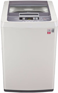 LG 6.2 kg Fully Automatic Top Load Washing Machine White, Silver