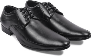 Arthur Men's Black PU Formal Derby