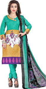 Drapes Cotton Printed Salwar Suit Dupatta Material