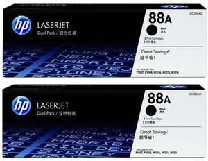 Laser Jet HP 88A Black Laser Toner Cartridge Pack Of 2 Single Color Toner